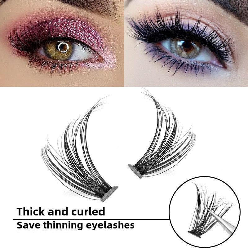 30D/40D False Eyelashes 32 Rows Eyelash Book D Curved Grafting Individual Mixed