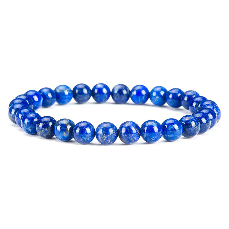 6mm Natural Crystal Stone Beaded Bracelet Elastic String Tigereye Agate Bracelet Female Accessories