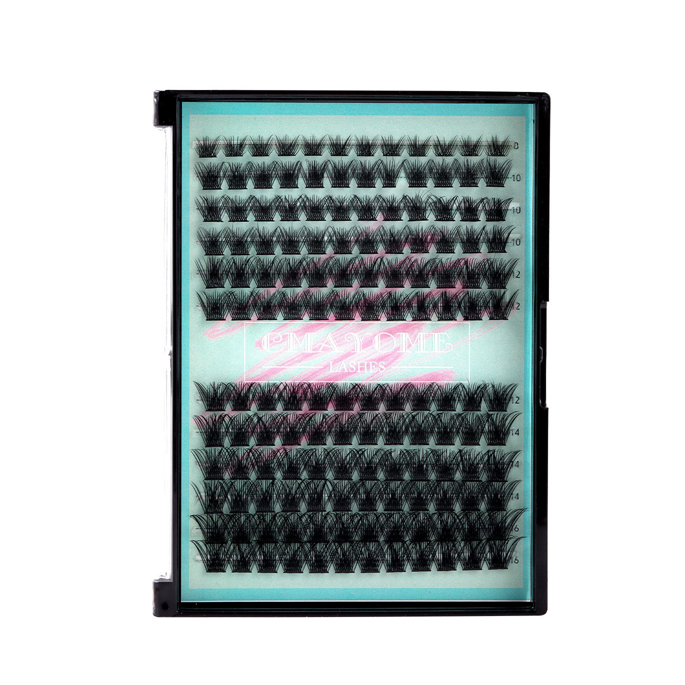 144 Clusters Single DIY  8-16mm Natural Curly False Eyelashes