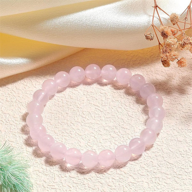 8mm Natural Tiger-Eye Bracelet Handmade Crystal Stone Bracelet Couple Bracelet