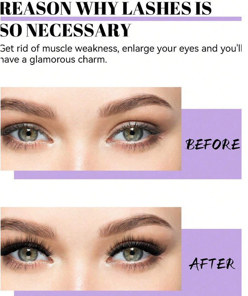 320 Clusters 16 Rows DIY False Eyelashes 4-Piece Set Glue Remover Tweezers 50 P60p80p100p Individual False Eyelash