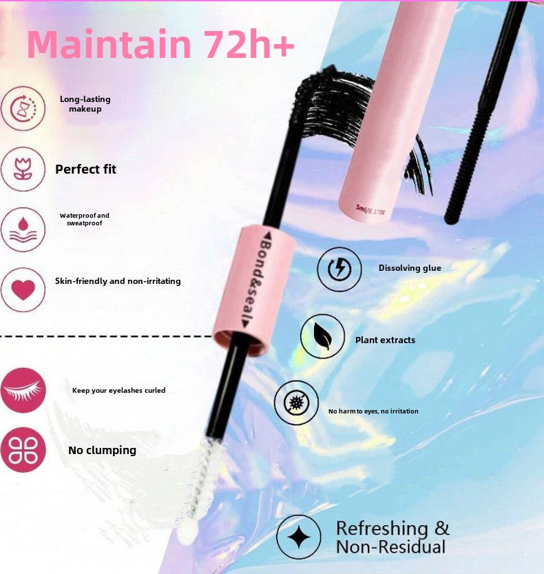 3D Traceless False Eyelashes 5-Piece Set Soft 8D Mink-like Glue Remover Tweezer Set