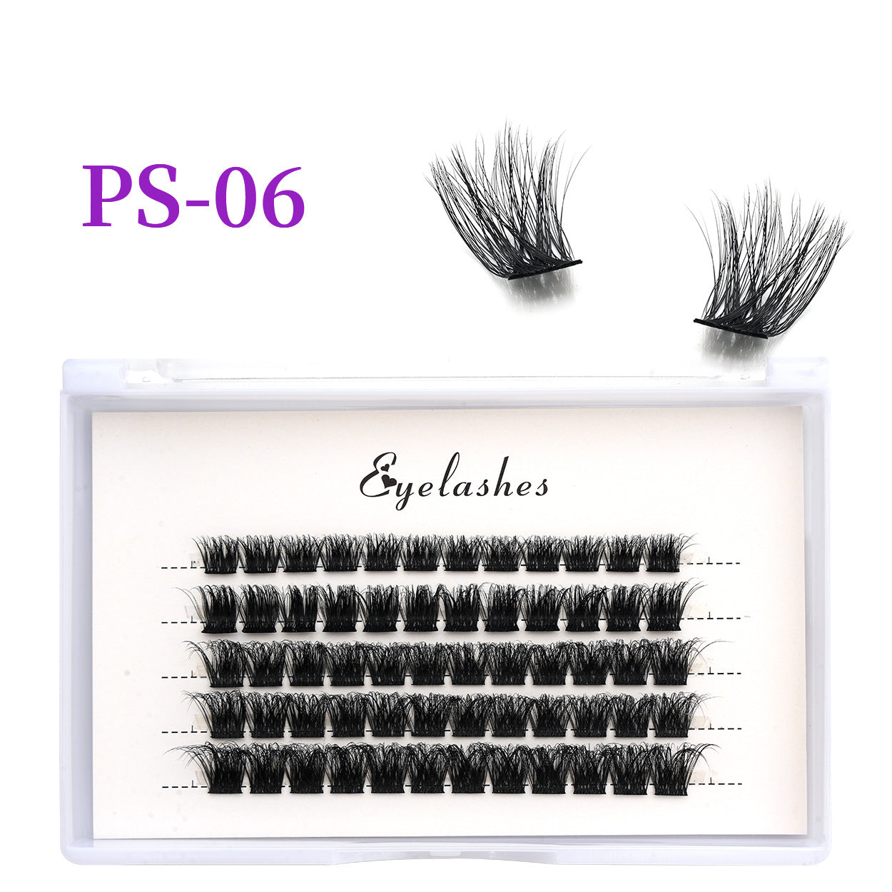 3D Traceless False Eyelashes 5-Piece Set Soft 8D Mink-like Glue Remover Tweezer Set