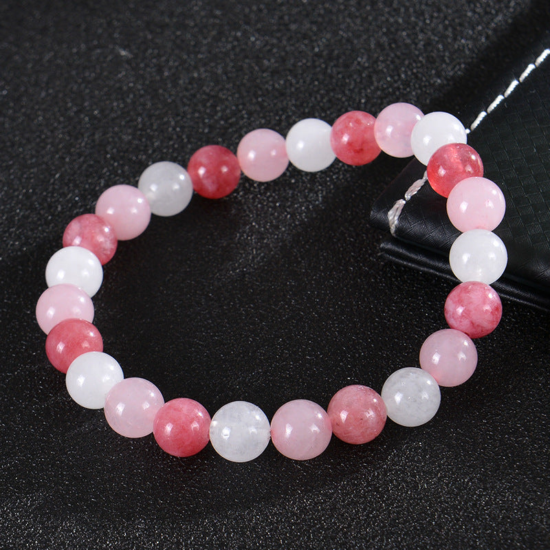 Bohemian Colorful Stone Bracelet Tigereye Crystal String Beads Yoga Stone Bracelet Card Bracelet